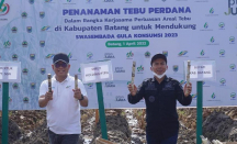 Ribuan Hektare Lahan di Batang Bakal Ditanami Tebu - GenPI.co Jateng