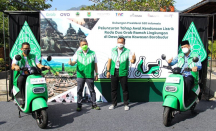 Sewa Sepeda Motor Listrik di Candi Borobudur Rp50.000/Jam - GenPI.co Jateng