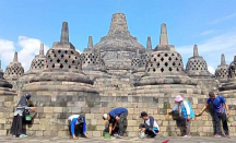 Izin Wisatawan Bisa Naik ke Candi Borobudur, Ini Kata Sandiaga Uno - GenPI.co Jateng