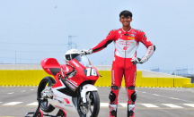 Mohon Doanya, Pembalap Asal Magetan Turun di Moto3 Mandalika - GenPI.co Jatim