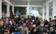 Polres Lumajang Ajak Komunitas Motor Ikut Peduli Mudik - GenPI.co Jatim