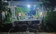 Jembatan Lembah Dieng Malang Terputus Total - GenPI.co Jatim