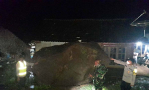 Hujan Deras, Bongkahan Batu Besar Menimpa Rumah Warga Situbondo - GenPI.co Jatim