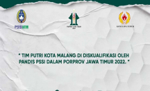 Pandis PSSI Jatim Sanksi Tim Putri Kota Malang, Porprov 2022 - GenPI.co Jatim