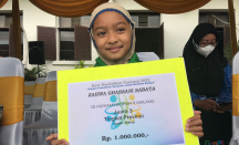 Zahwa Ghassani Sabata, Bakatnya di Panjat Tebing Terasah Sejak TK - GenPI.co Jatim