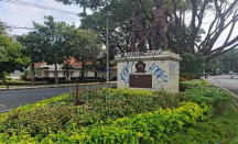 Monumen Pahlawan Trip di Kota Malang Jadi Sasaran Vandalisme - GenPI.co Jatim