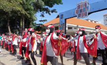 Cerita Farah Rela Bangun Pagi Buta untuk Ikut Tari Remo Massal di Surabaya - GenPI.co Jatim