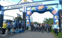 HUT ke-77 TNI AU, Ribuan Warga Kalbar Ramaikan Fun Bike di Lanud Supadio - GenPI.co Kalbar