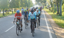 Peserta Happy Cycling Asal Kuching Rasakan Semarak Hari Jadi Pontianak - GenPI.co Kalbar