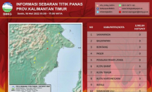 BMKG: 14 Titik Panas Terdeteksi di Kalimantan Timur - GenPI.co Kaltim