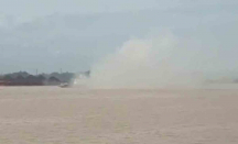 Kapal Terbakar di Sungai Mahakam, 1 ABK Kritis - GenPI.co Kaltim