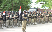 103 Personel Brimob Berangkat ke Papua, Amankan Freeport - GenPI.co Kepri