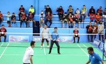 Peresmian GOR Badminton Dihadiri Taufik Hidyat dan Tritus Harjanto - GenPI.co Kepri