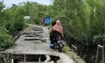 Jembatan Lamban Diperbaiki, Ini Kata Dinas PU Inhil - GenPI.co Riau
