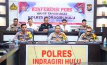 Polres Indragiri Hulu Tuntaskan 429 Kasus Sepanjang 2022 - GenPI.co Riau
