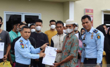 Asimilasi, Puluhan Warga Binaan Lapas Selatpanjang Dipulangkan - GenPI.co Riau