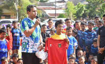 Pelatih Timnas U-16, Bima Sakti Beri Pesan Khusus ke SSB di Kampar - GenPI.co Riau