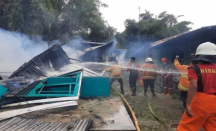 Rumah Semi Permanen di Tebing Tinggi Ludes Terbakar - GenPI.co Sumut
