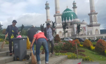 Ya Tuhan, Sampah Berserakan di Masjid Agung Tapsel - GenPI.co Sumut