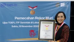 IIEF Pecahkan Rekor MURI Ujian TOEFL ITP Serentak - GenPI.co