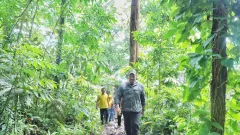 Jajal Trek Lari Lintas Alam Bukit Lawang, Menpora Pecahkan Rekor - GenPI.co