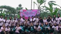 Gemakan Hidup Sehat, Srikandi Ganjar Banten Gelar Turnamen Voli - GenPI.co