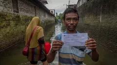 Warga Demak Antusias Ikuti Pemungutan Suara Pemilu 2024 Meski Banjir - GenPI.co