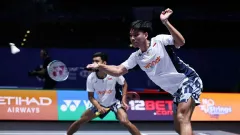 Fikri/Daniel Ukir Kejutan, Depak Unggulan Pertama Denmark di All England 2025 - GenPI.co