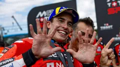 Menang di Sprint Race MotoGP Ceko 2025, Marc Marquez Hancurkan Rekor Bagnaia - GenPI.co