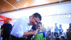 Gubernur Herman Deru Rayakan HAN dengan Bernyanyi dan Bermain bersama Anak-anak - GenPI.co