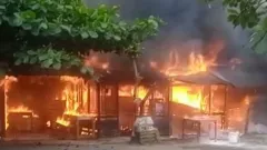 Pasar Ngaliyan Semarang Kebakaran, Sejumlah Kios Hangus - GenPI.co JATENG