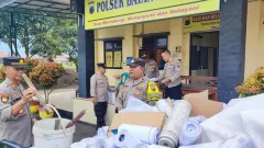 Busyet! Ratusan Selongsong Petasan Diamankan Polsek Batang - GenPI.co JATENG