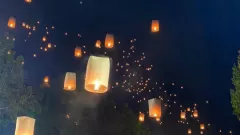 Ribuan Lampion Diterbangkan Tutup Rangkaian Perayaan Waisak di Candi Borobudur - GenPI.co JATENG