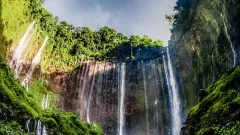 6 Air Terjun bak Tirai di Jatim yang Punya Pemandangan Memesona - GenPI.co JATIM