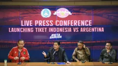 Indonesia vs Argentina Didukung BRI, Perputaran Ekonomi Tembus Rp 500 M - GenPI.co JATIM