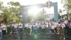 Ratusan Peserta Meriahkan Pontianak Colour Fun - GenPI.co KALBAR