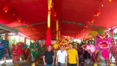 Meriahkan Imlek di Singkawang, Santo Yosep Group Tampilkan 9 Replika Naga - GenPI.co KALBAR