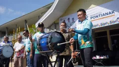 Drumband Asal Pontianak Diharapkan Bisa Berkiprah di Nasional - GenPI.co KALBAR