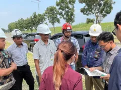 KPPIP Mengadakan Kunjungan Lapangan ke Proyek GI 150 kV Teluk Jambe II - GenPI.co KALTIM