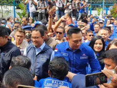 Agus Harimurti Yudhoyono Sambut Anies Baswedan di DPP Partai Demokrat - GenPI.co JOGJA