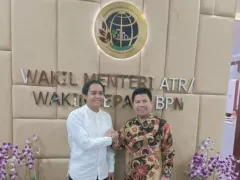 Bahas Reforma Agraria, Satono Bersilaturahmi dengan Wamen ATR - GenPI.co KEPRI