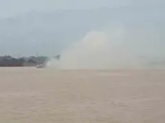 Kapal Terbakar di Sungai Mahakam, 1 ABK Kritis - GenPI.co BANTEN