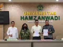 Universitas Hamzanwadi Teken MoU dengan Anggota ADLPTI - GenPI.co