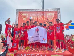 Bravo! Lombok FC U-16 Juara Barcelona Football Festival 2023 - GenPI.co
