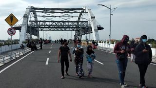 Jembatan Suroboyo Dibuka Lagi, Jumlah Pengunjung Dibatasi - GenPI.co JATIM
