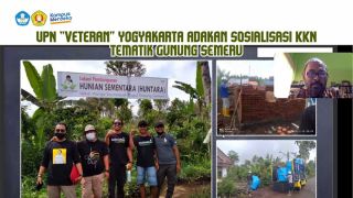 Pemulihan Korban Erupsi Semeru, UPN Yogyakarta Kirim Mahasiswa - GenPI.co JOGJA