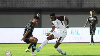 Kontra Dewa United, Victor Mansaray Amankan 1 Poin PSM Makassar - GenPI.co SULSEL