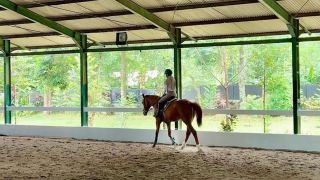 Lesti Kejora Lincah Menunggang Kuda Nabila Syakib - GenPI.co SULTRA