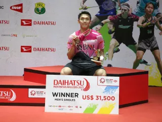 Juara Indonesia Masters 2023, Jonatan Christie Cetak Sejarah Baru - GenPI.co JATIM