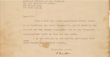 Ramalan Einstein Dahsyat! Isi Suratnya Sebut Keruntuhan Israel